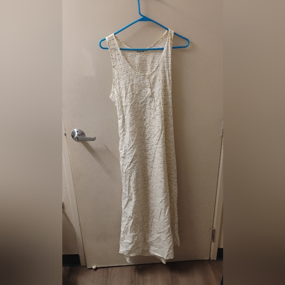 Taylor Stitch Women's Venice Sleeveless Cotton Tie Midi Dress Sz Small